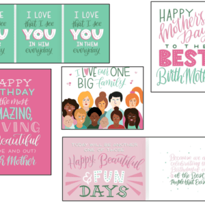 5 pack of Greeting Cards